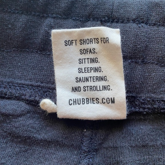 CHUBBIES Men's The Crop Circles Short Black Velour Size Medium 5.5” Lounge wear - Picture 6 of 7